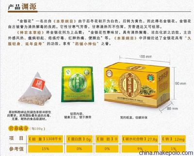 【中醫世家推薦的金銀花茶美容保健首選!】價格,廠家,圖片,代用茶,龍巖市健民茶業-