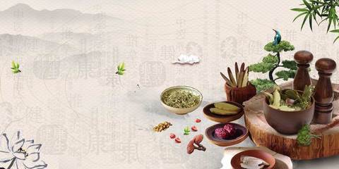 中國風中醫中藥養生背景圖片素材