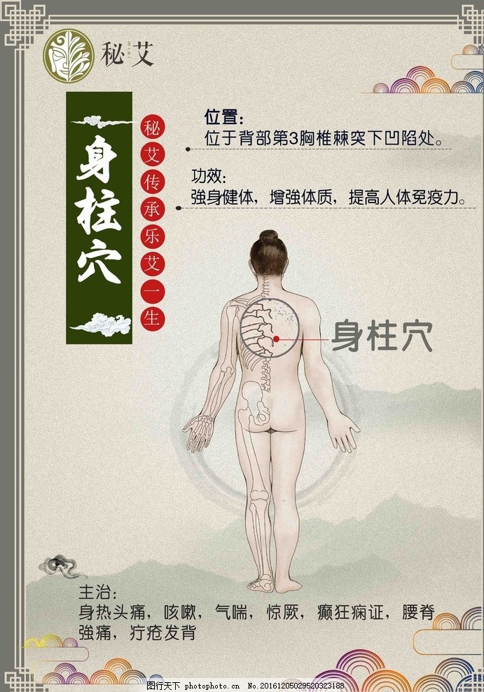 身柱穴 中醫(yī)學(xué)中的關(guān)鍵穴位及其應(yīng)用